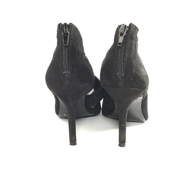 Nine West Open Toe Bootie Black Size 9 - Picture 6 of 13